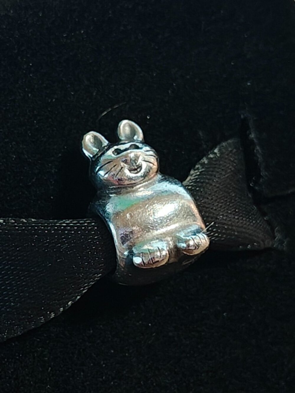 Authentic Pandora Kitty Charm – 790284 Sterling Silver Retired - Picture 4 of 9
